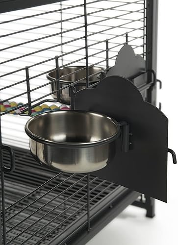 Miniatura 3 de Prevue Pet Products Transportador de viaje para pájaros, negro 18.8 pulgadas de largo x 14.9 pulgadas de ancho x 18.0 pulgadas de alto