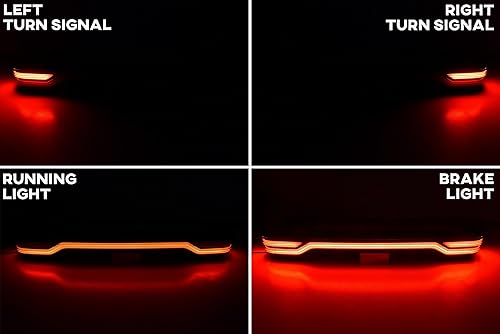 Miniatura 5 de Smoke King Tour Pack Pak Kit de lámpara trasera de freno LED para Harley Touring Road Glide Street Glide Electra Glide 2014-2022 (repuesto #67800368)