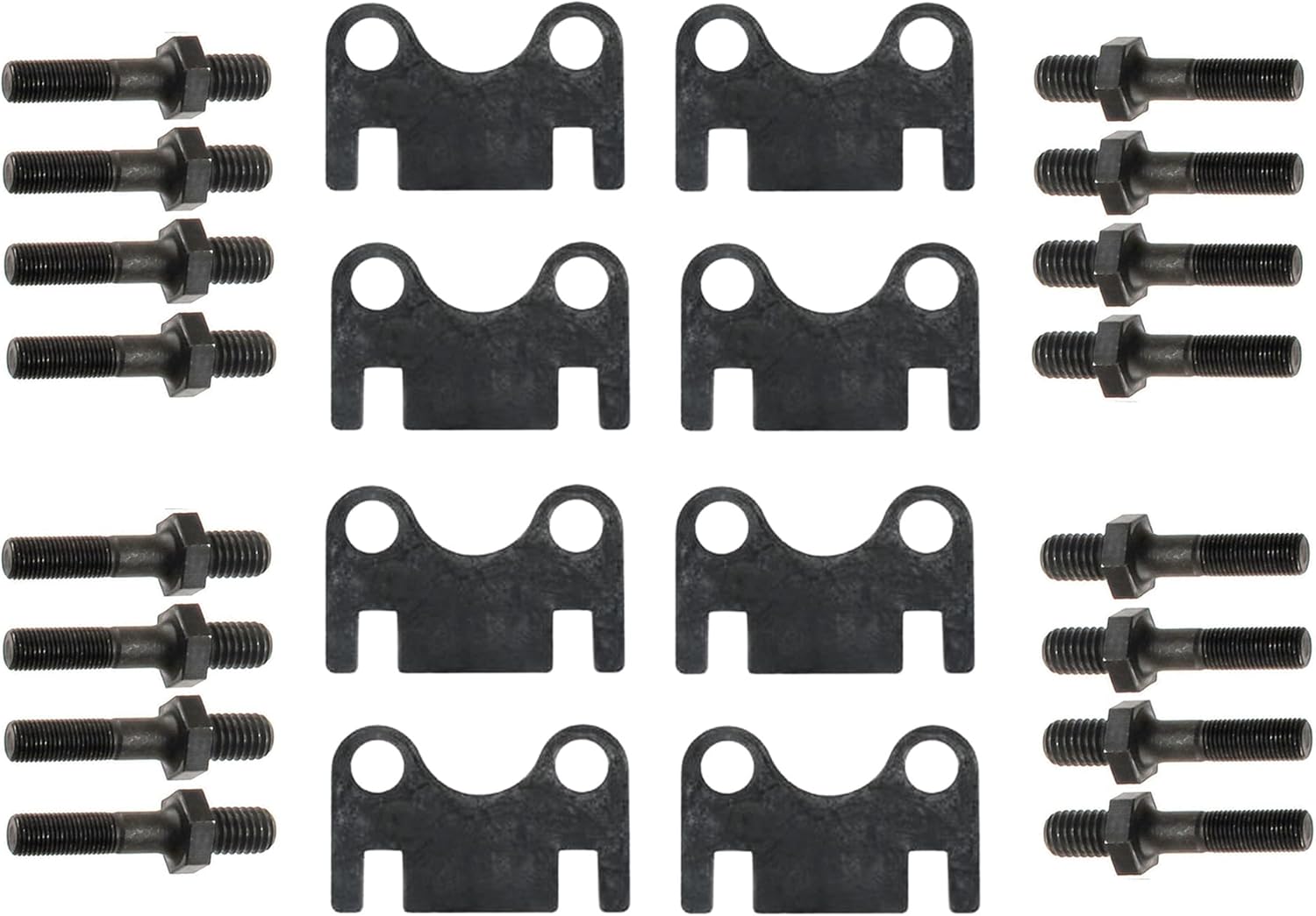 8+16 Flat Guide Plates & 3/8" Rocker Arm Studs for GM
