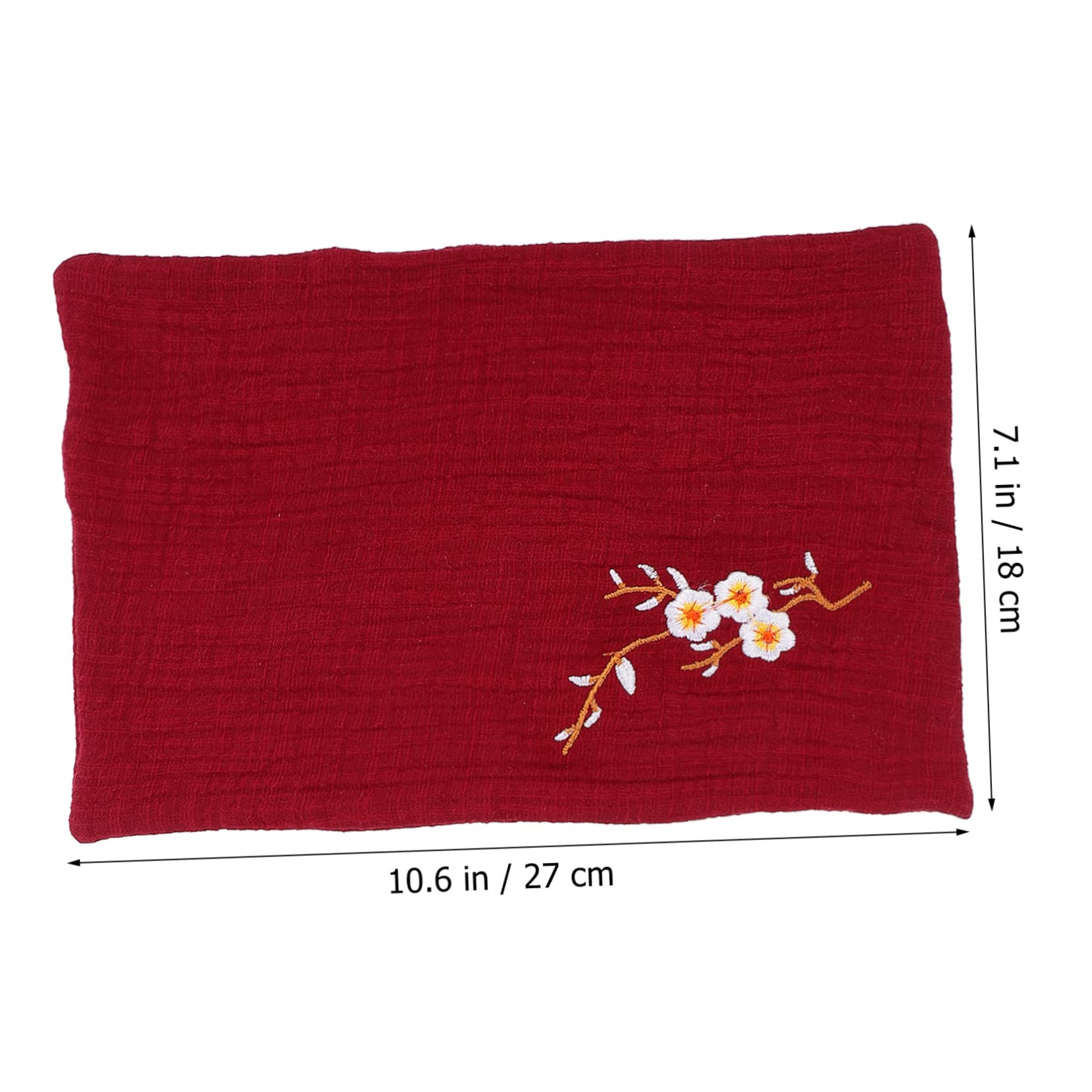 Cabilock 10 Pièces Chiffon De Nettoyage De Table à Thé Serviettes à Thé en Coton Salle De Bain Sets De Table en Coton Serviette De Nettoyage De Théière Nappe Brodée Amende Torchons De Bébé