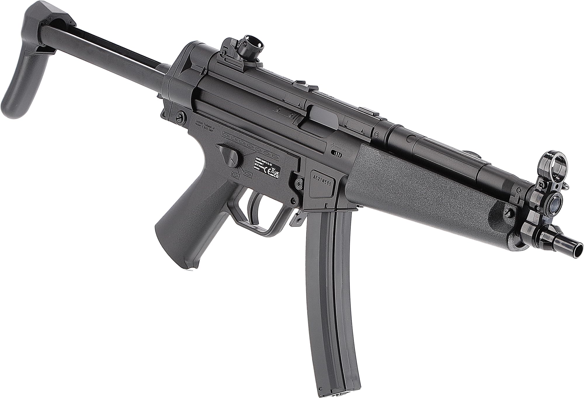 Umarex Airsoft Gewehr MP5 A5, elektrische Full-Auto Softairwaffe, Pistole mit < 0,5 Joule, für 6 mm BB Kugeln, voll automatisch