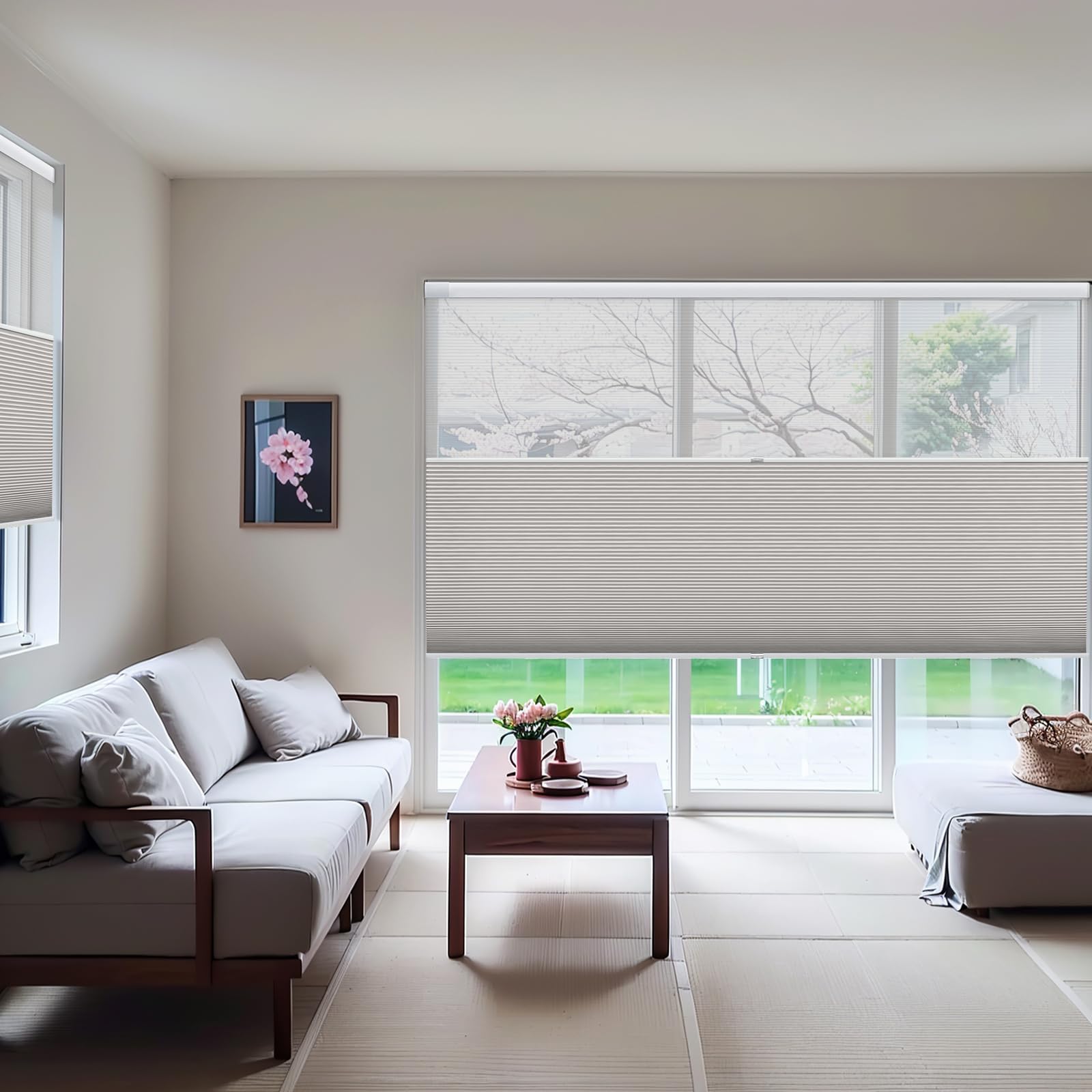 新品未使用★ツインハニカムシェード ツインハニカム シアーダークグレー ハニカムシェード