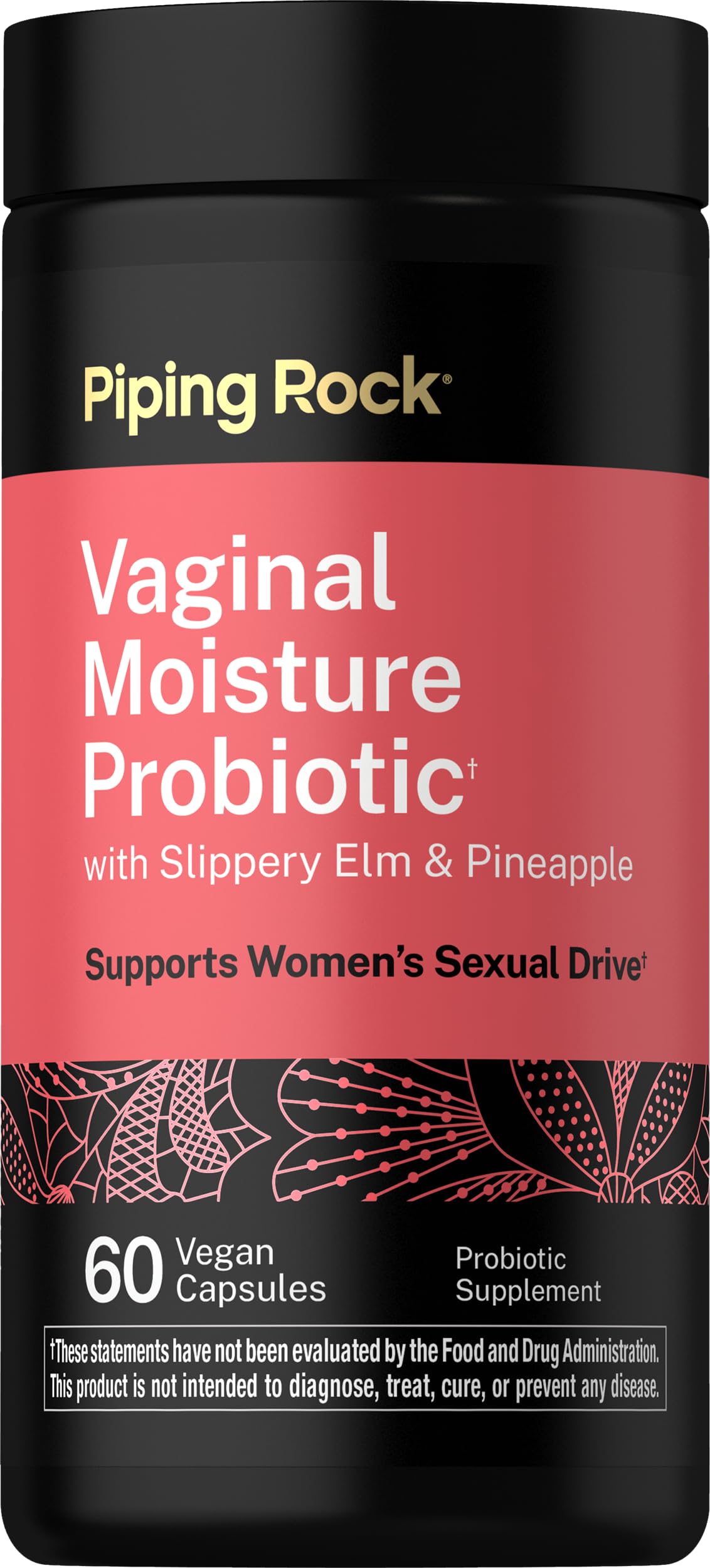Piping Rock Probiotic for Women | with Slippery Elm and Pineapple