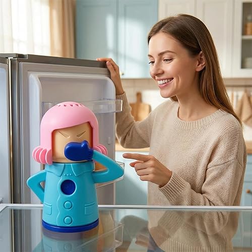 Miniatura 4 de Limpiador de nevera, desodorante para nevera Chilly Mama, removedor de ambientador de olores para congelador, solo tienes que añadir bicarbonato de