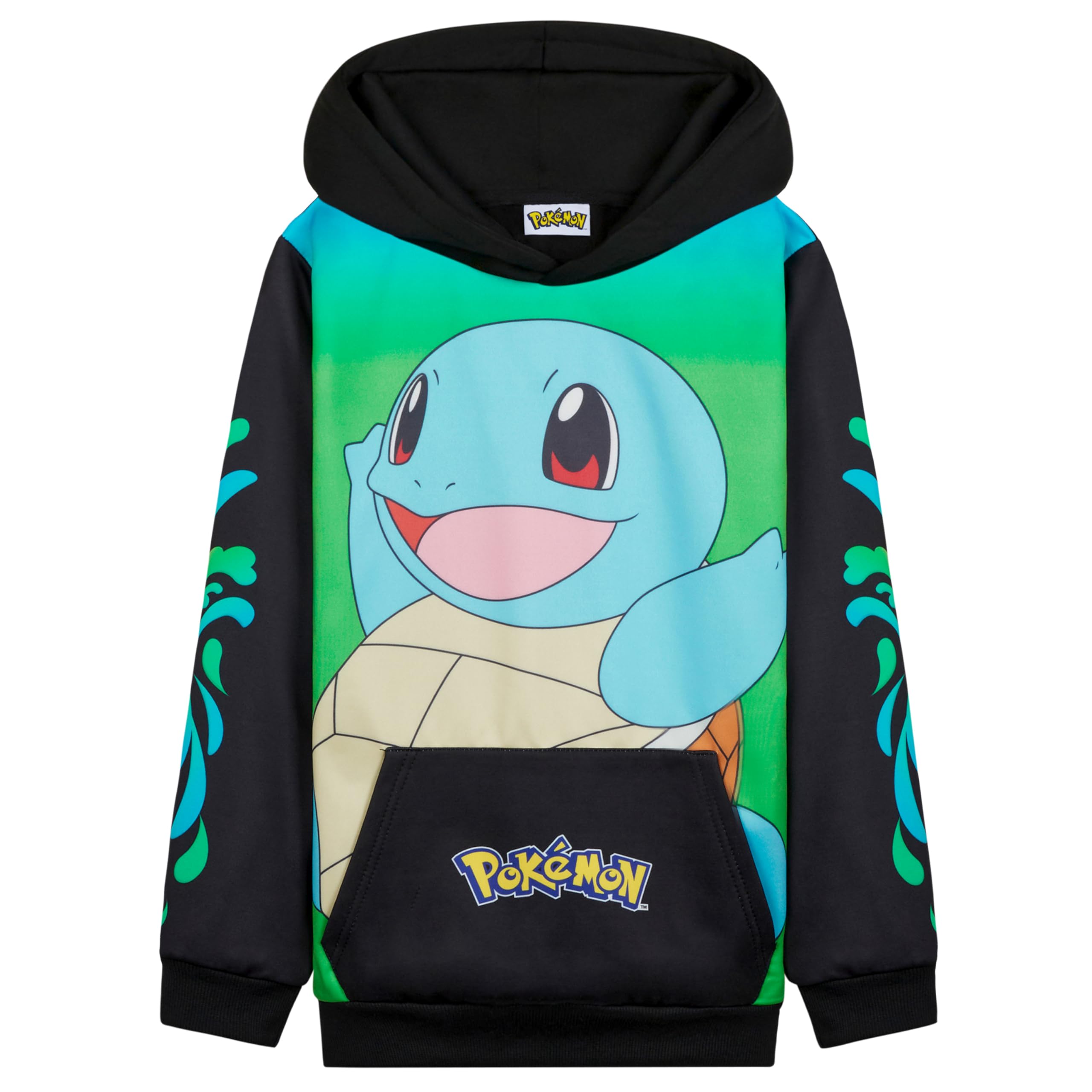 Pokémon Felpe con Cappuccio per Bambini e Ragazzi, Felpa Comoda con Tasca a Canguro