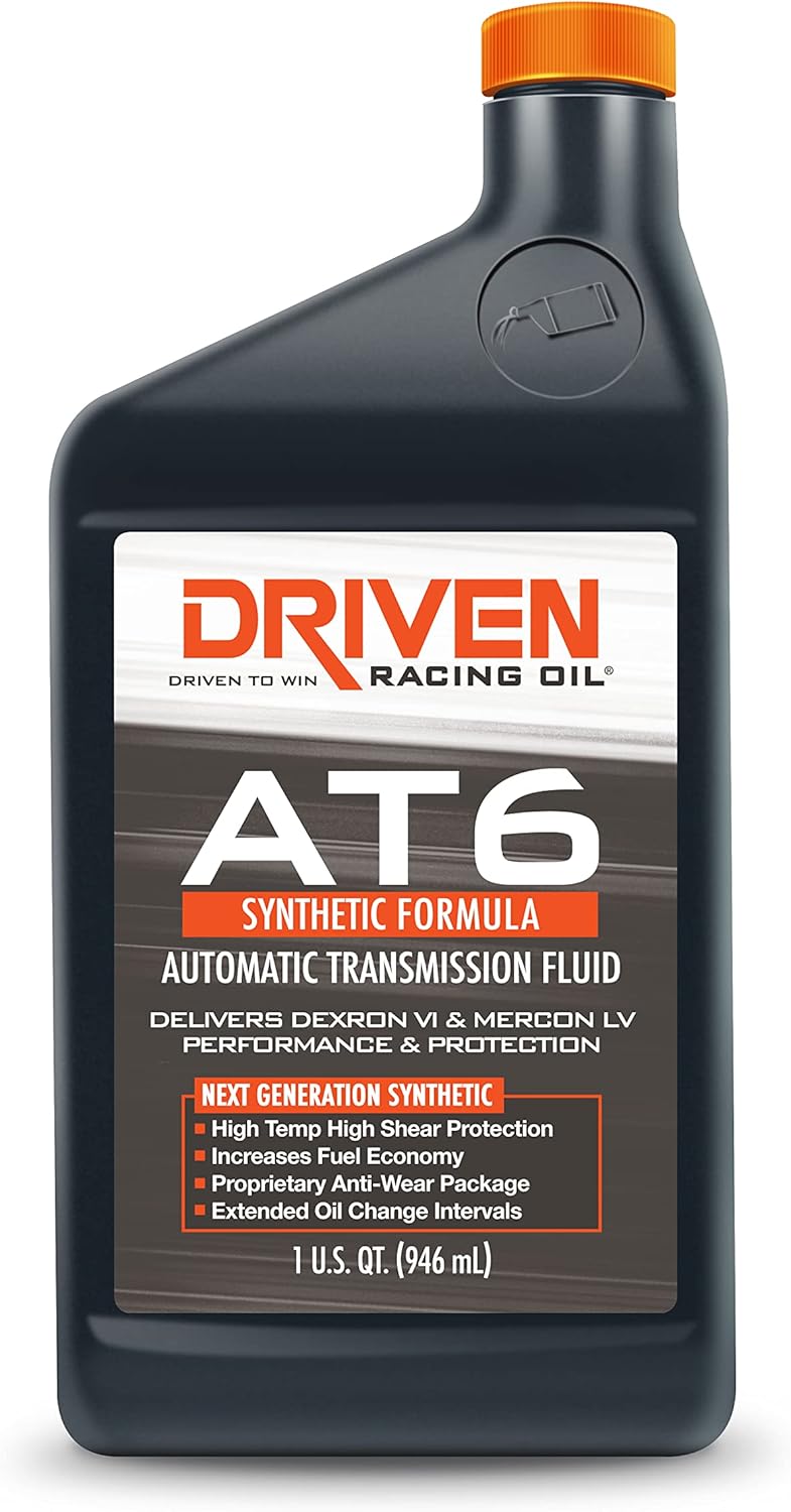 Driven Racing Oil Transmission Fluid, AT6, Automatic, Synthetic, 1 qt Bottle, Set of 12