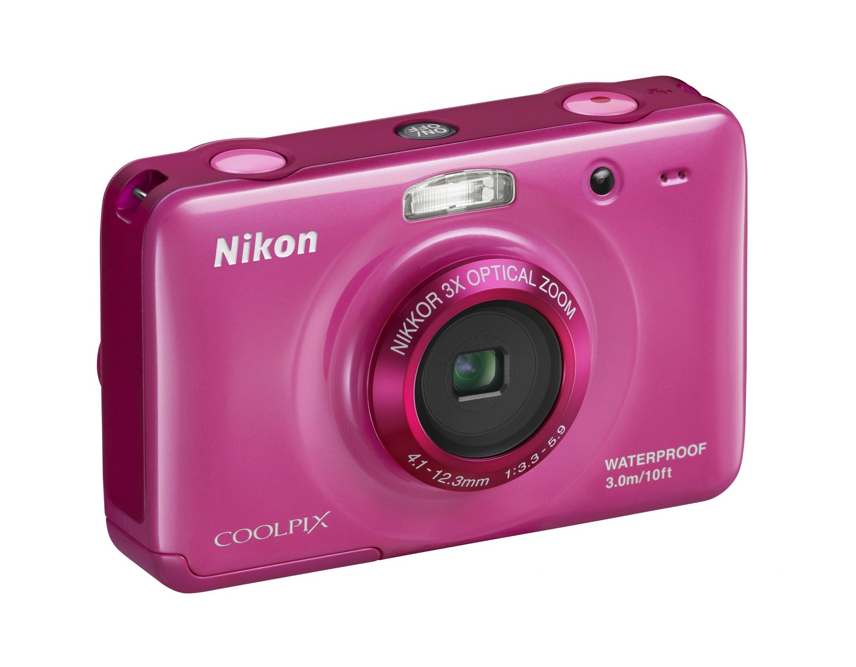 Nikon COOLPIX S30 ピンク Nikon COOLPIX S30 Waterproof Compact Digital Camera - Pink (10.1MP