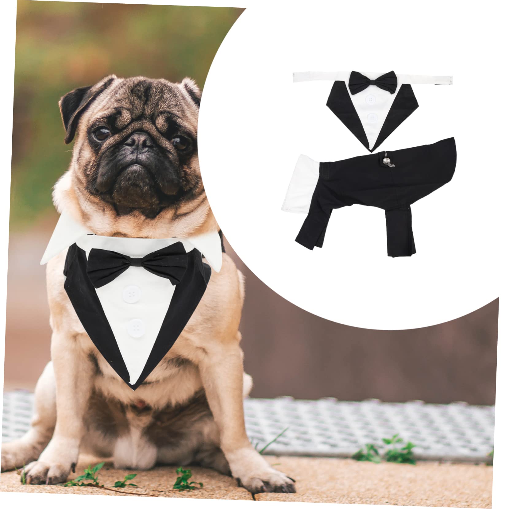 YARNOW 3 Pz Tuta Da Compagnia Abbigliamento Formale Per Animali Domestici Da Compagnia Per Cani Grandi Costumi Per Cani Vestiti Per Cani Riutilizzabili Il Cane Cucciolo Poliestere