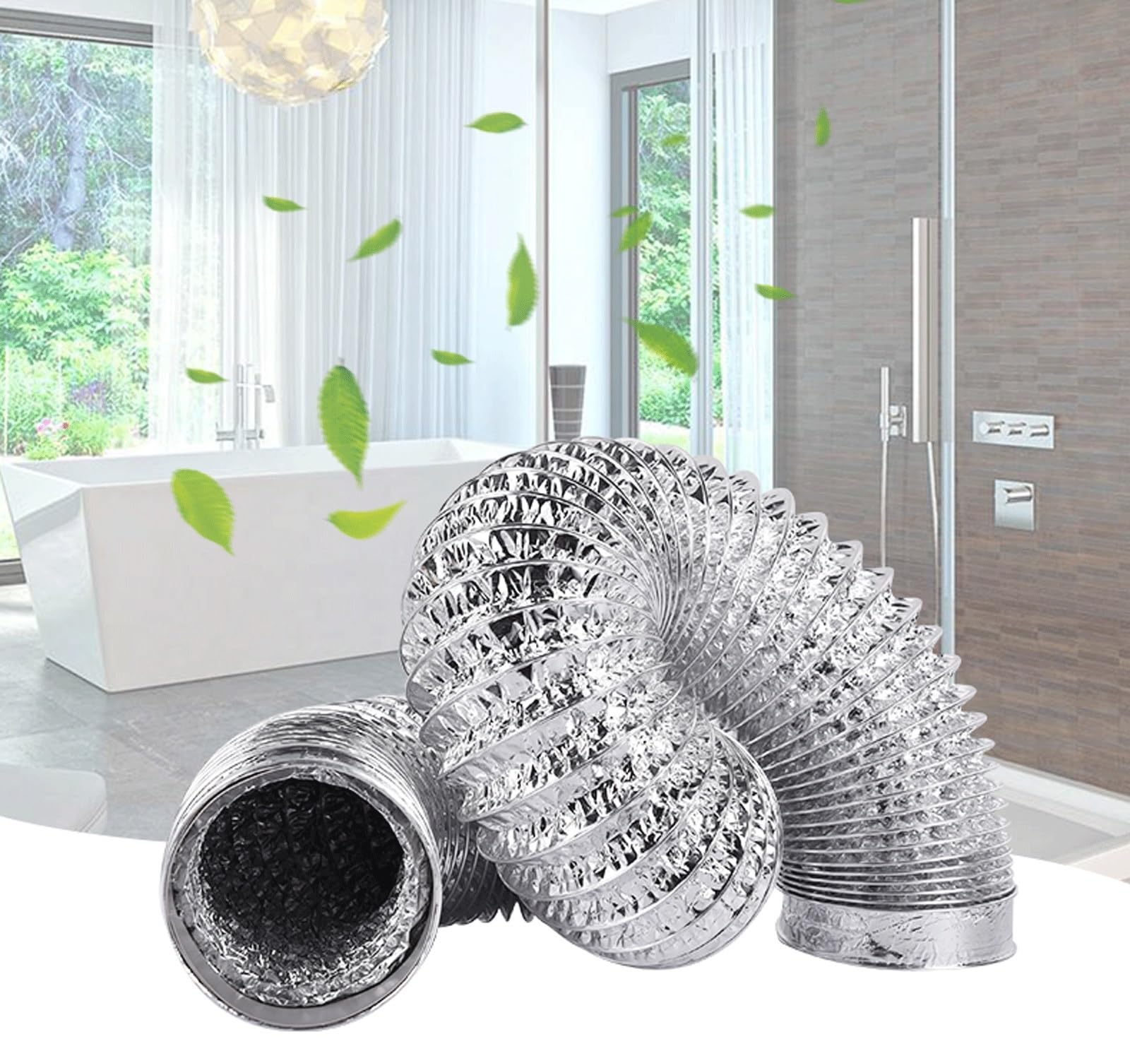 Conduits de 150 mm, Clim Alu Conduit 80-200mm 2 Colliers