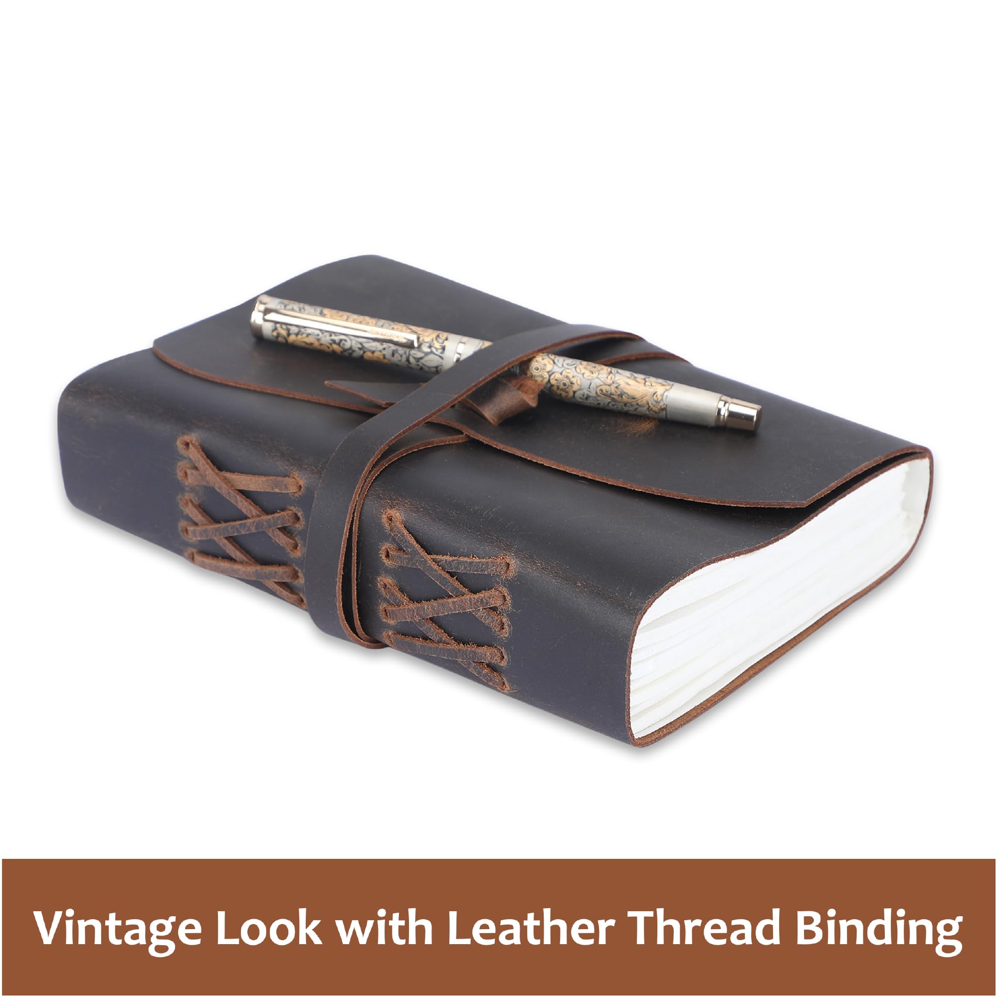 TheAntiq's Leather Journal, Book of Shadows, diario vintage fatto a mano in carta bianca per scrivere, disegnare, album da disegno e quaderno di viaggio, diario rilegato in pelle per uomini e donne,