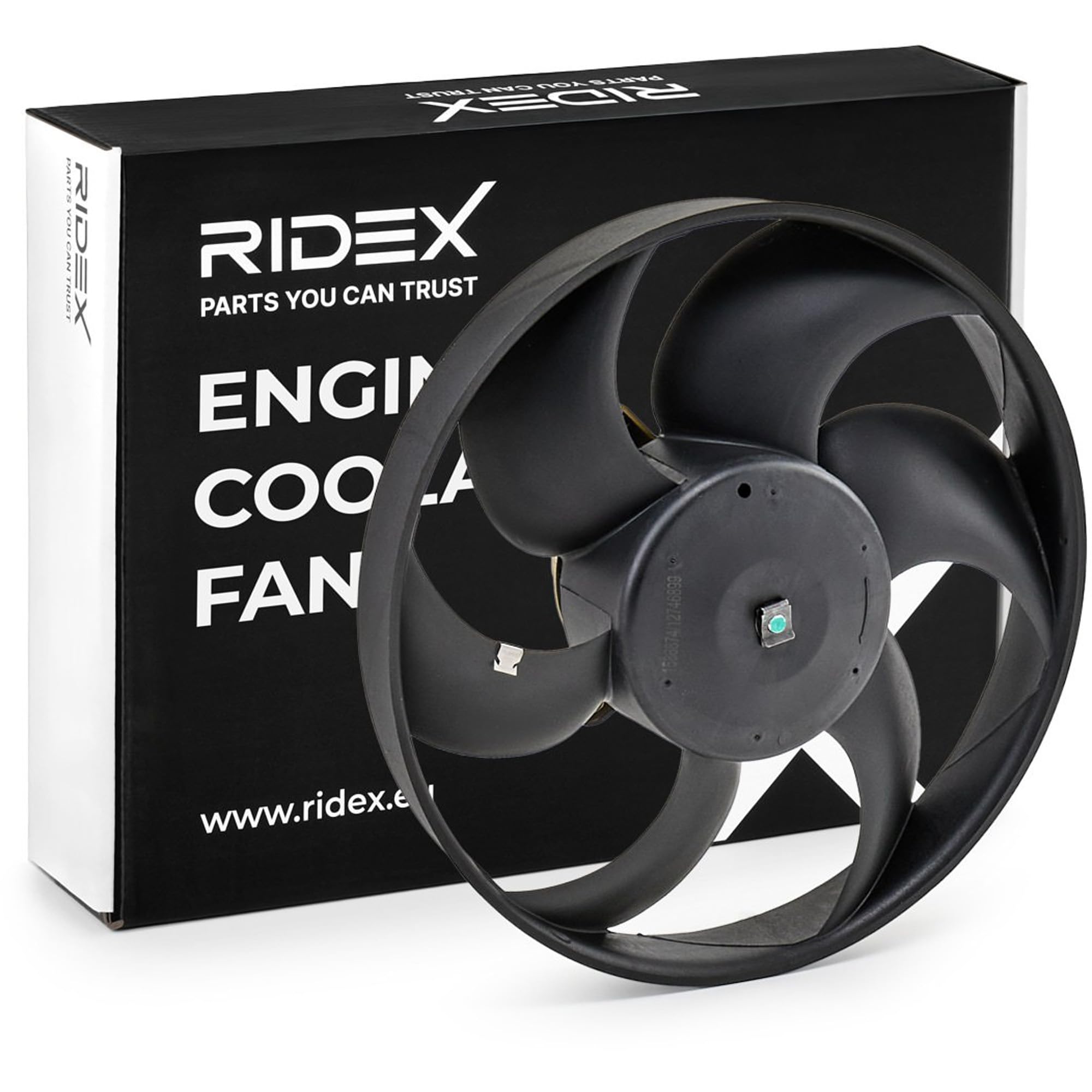 RIDEX 508R0072 Ventilador de motor Ventilador de Radiador Ventilador de radiador Electroventilador compatible con PEUGEOT Partner I Combispace 5, G 406 8B 306 Fastback 7A, 7C, N3, N5 406 Break 8E/F