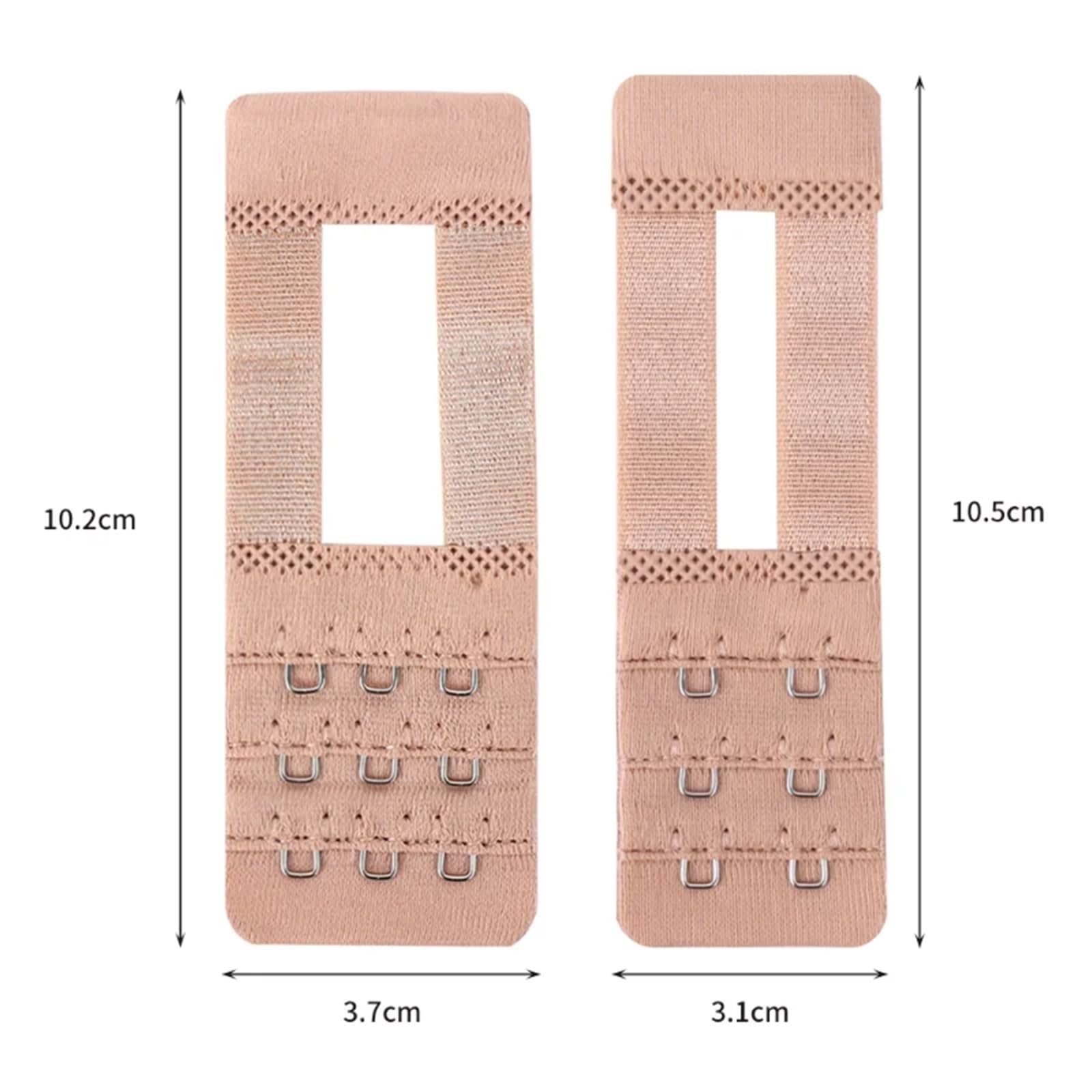 Extensor de Sujetador, 3 Piezas, Extensores Correa Nailon, extensión Hebilla Filas Ganchos for Mujer, Ajuste cómodo