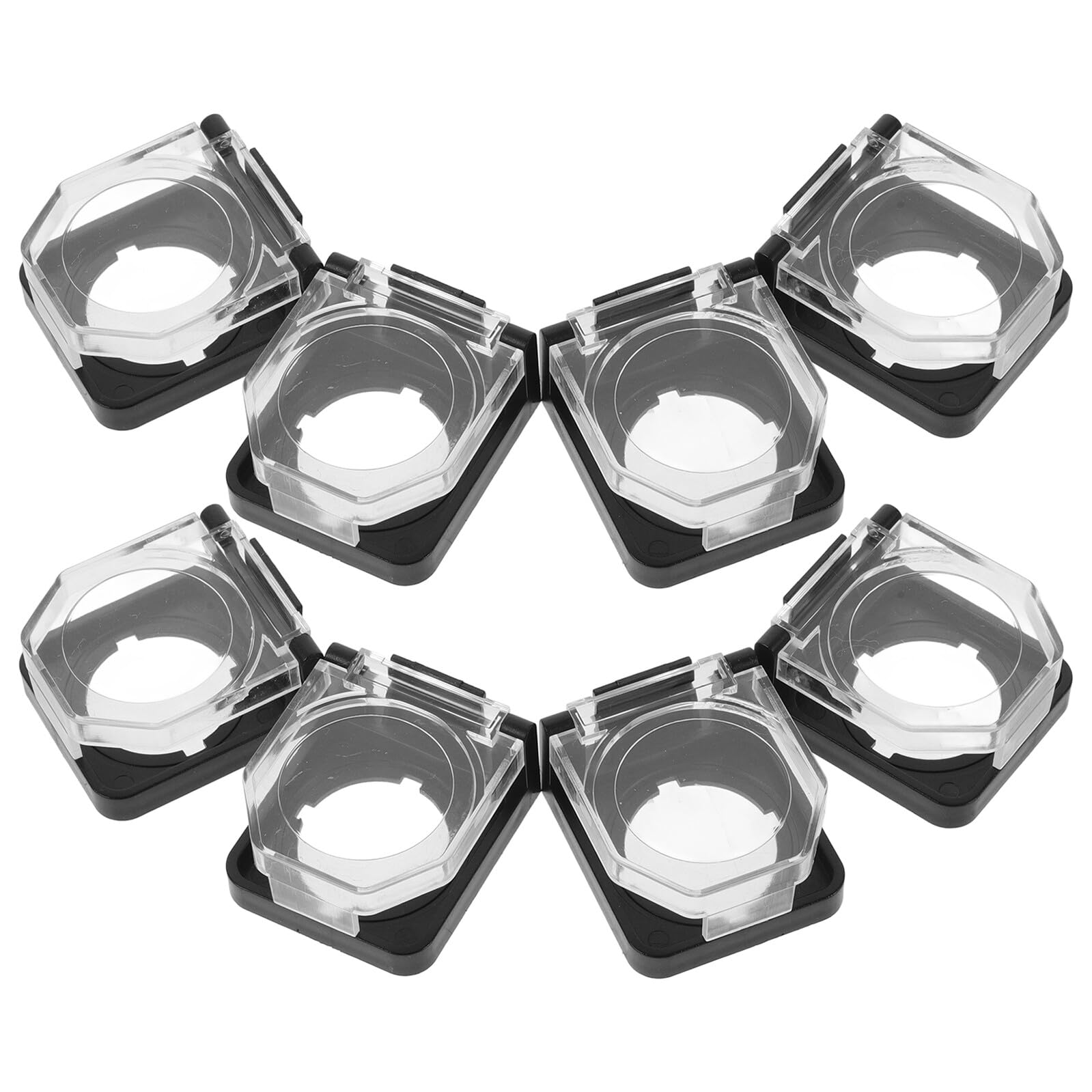 Cubiertas Mikikit de 22mm con diseño absorbente de impactos y protección transparente de botones 8