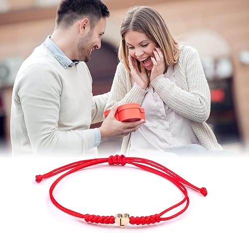 Miniatura 7 de Initial Bracelets for teen girlsboys, Initial P Letter Bracelets Charm Bracelets Handmade Bracelets for Valentines Day Mother's Day Birthday