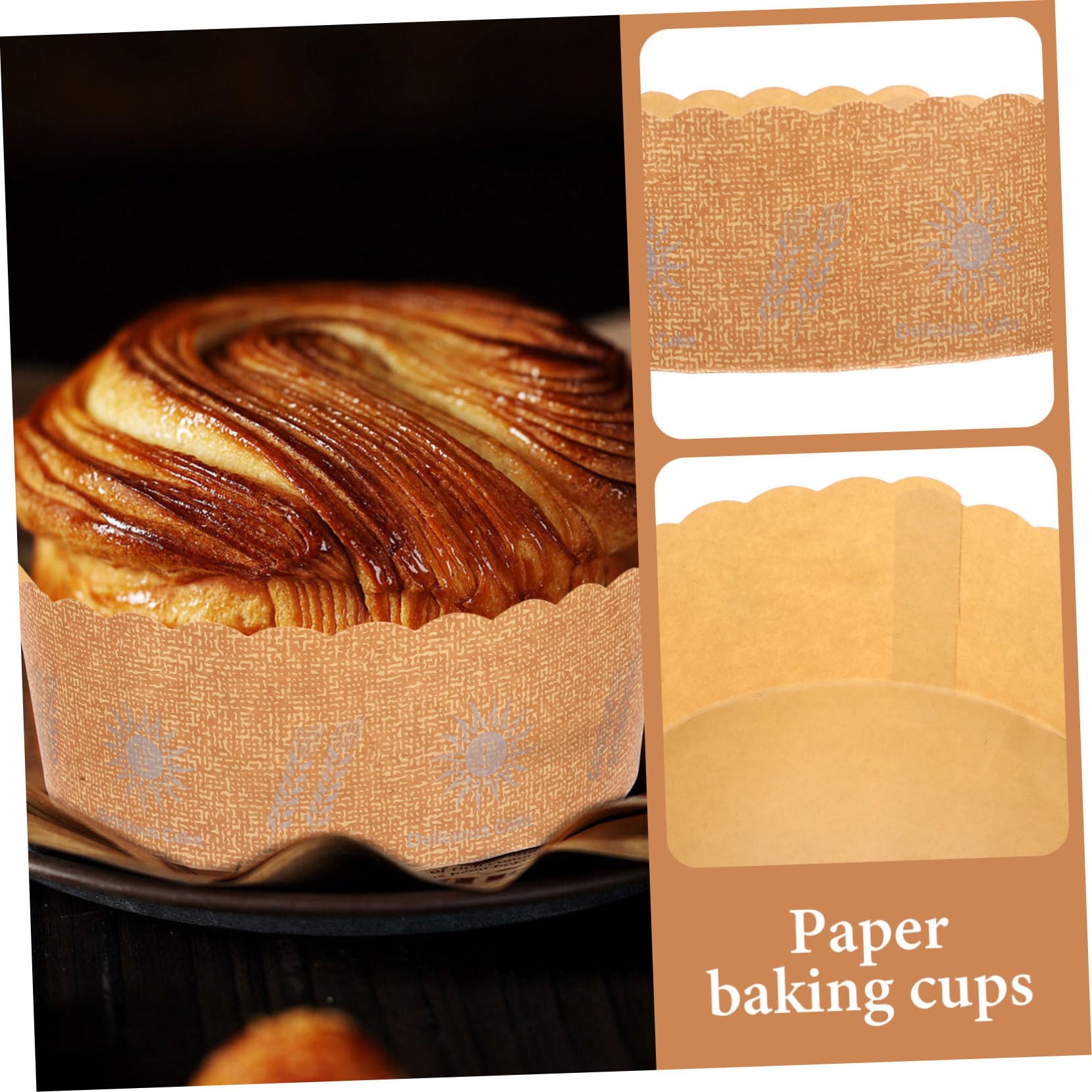 Kichvoe 100 Piezas Moldes De Papel Para Muffins Tazas De Papel Para Hornear Pasteles Molde Para Mini Cupcakes Molde Para Pastel De Muffins Tazas Para Hornear Brownies Tulipán Decorar