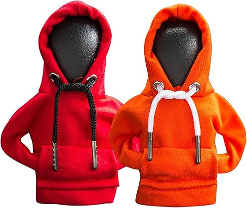ECDREAM Sudadera con capucha para palanca de cambios de automóvil, 2 unidades, sudadera divertida con capucha para cambio de marchas, accesorios
