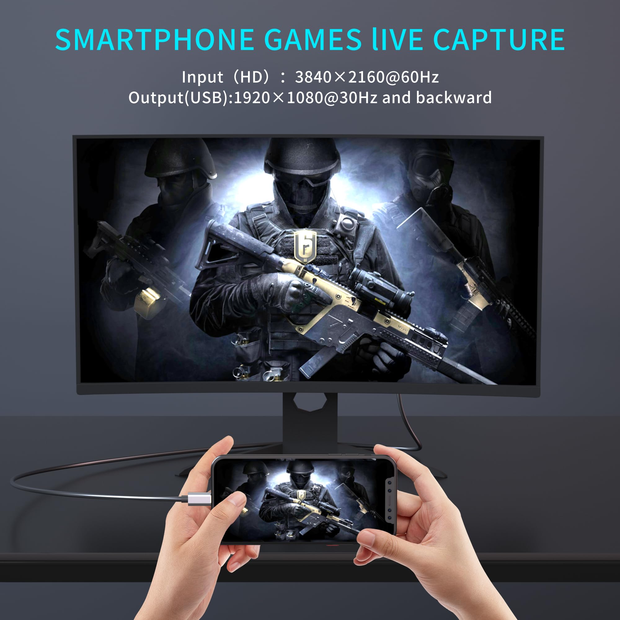 Acquisitore Video HDMI A USB 3.0 - Cattura Video 4K Per Streaming E Registrazione - Foto 6