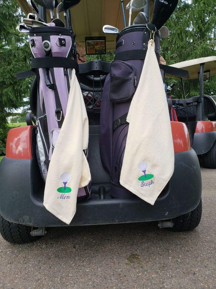 review Embroidered Golf Towels | Custom Golf Towels, for Friends and Golf Outings - Black CE6900 Beer Me
