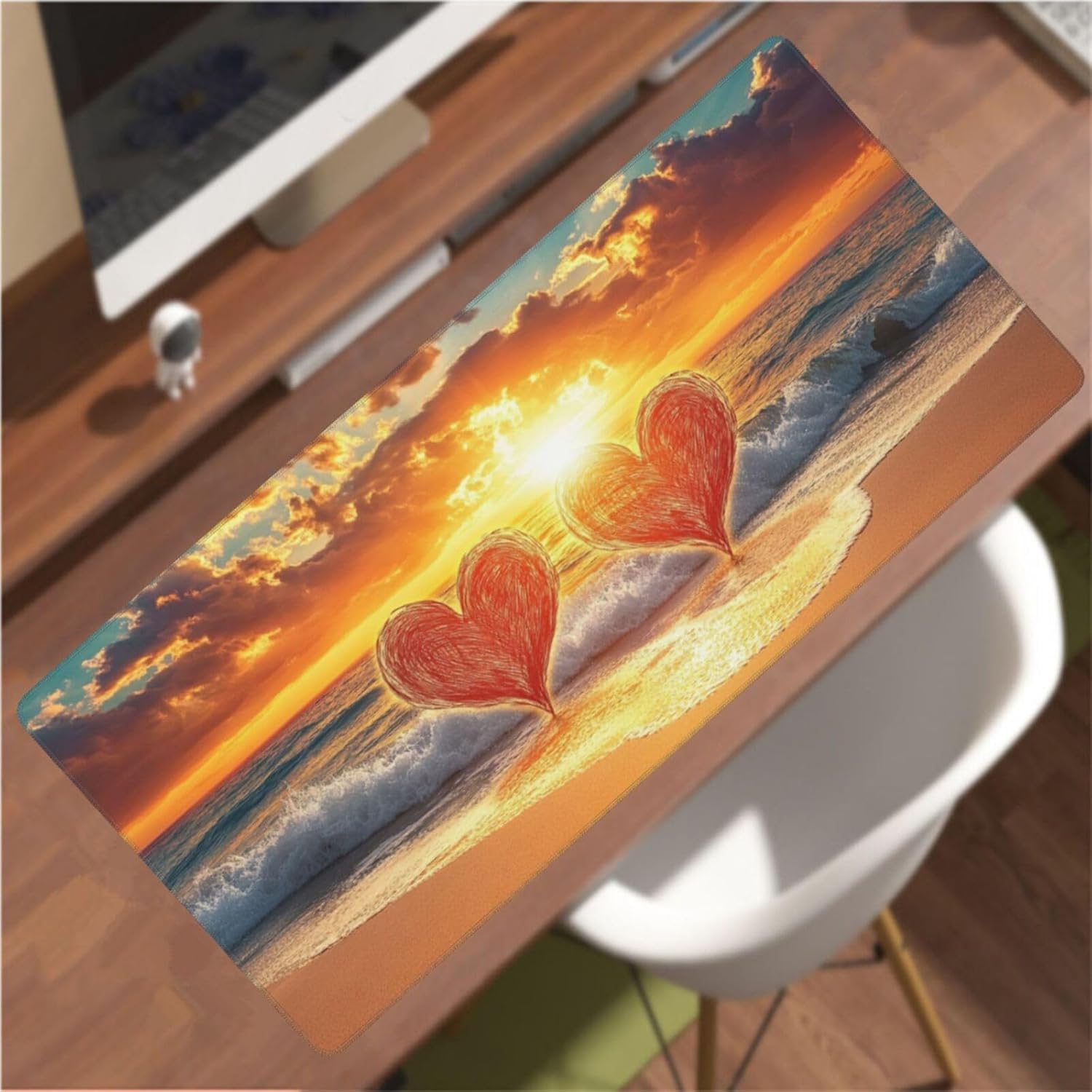 マウスパッド 青 XXL 1200 x 600 x 4mm 湖 大型ゲーミング エッジステッチ 滑り止めゴム台座 オフィス適用 デス マウスパッド  日没 XXL 800 x 300 x 4mm 湖 大型ゲーミング エッジステッチ 滑り止めゴム台座 オフィス適用 デス マウスパッド 木 XXL  1200 マウスパッド 日没 XXL 1200 x 600 x 4mm 愛 大型ゲーミング エッジステッチ 滑り止めゴム台座 オフィス適用 デ