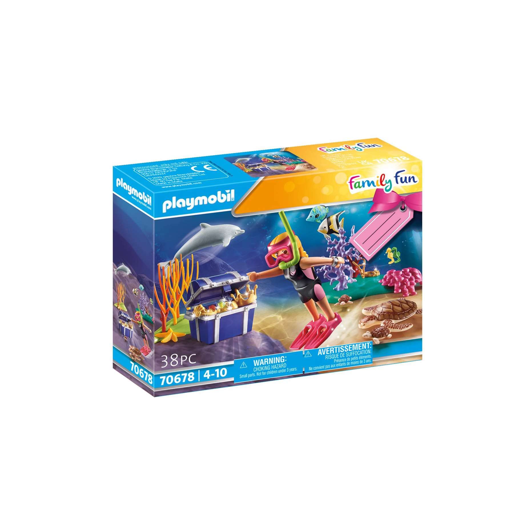 Amazon.com: Playmobil Treasure Diver Gift Set : Toys & Games