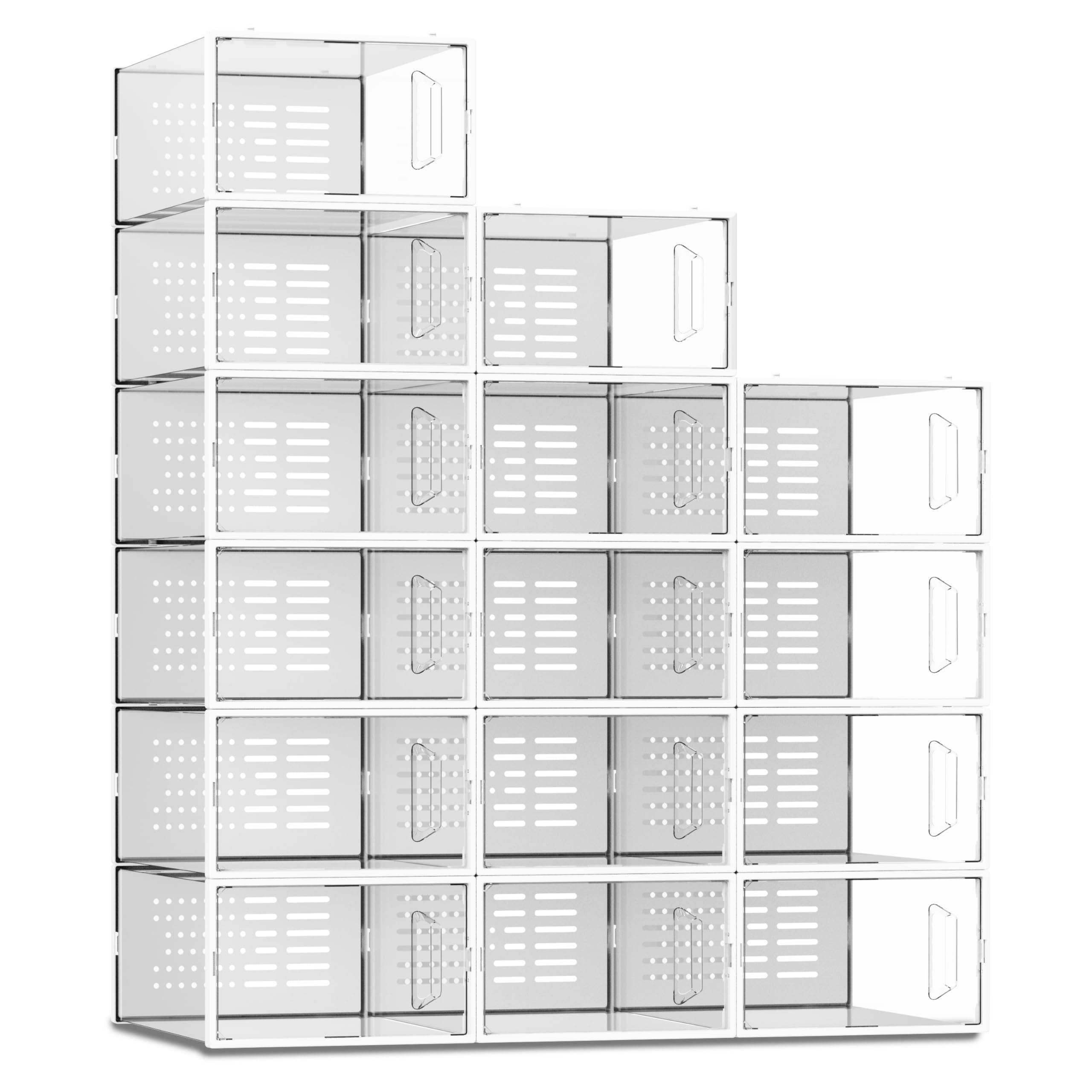 Amazon.com: SEE SPRING 15 Pack Shoe Storage Box, Clear