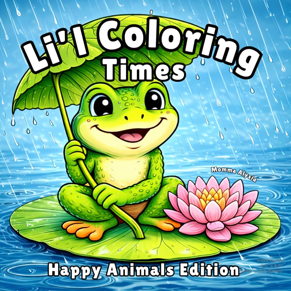 Li'l Coloring Times: Happy Animals Edition