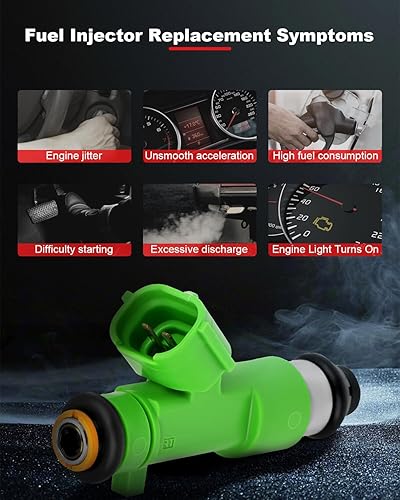 Miniatura 5 de 6 inyectores de combustible compatibles con M35 4door Sedan 3.5L 2009-2010 para EX35 4door Sport Utility 3.5L 2008-2012 Potente rendimiento