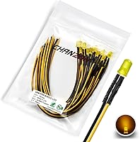 Vista 16 de [Cable UL] Chanzon 120 piezas (6 colores x 20 piezas) 12 V 0.197 in luces de diodo LED de 7.9 pulgadas de alambre UL surtido precableado