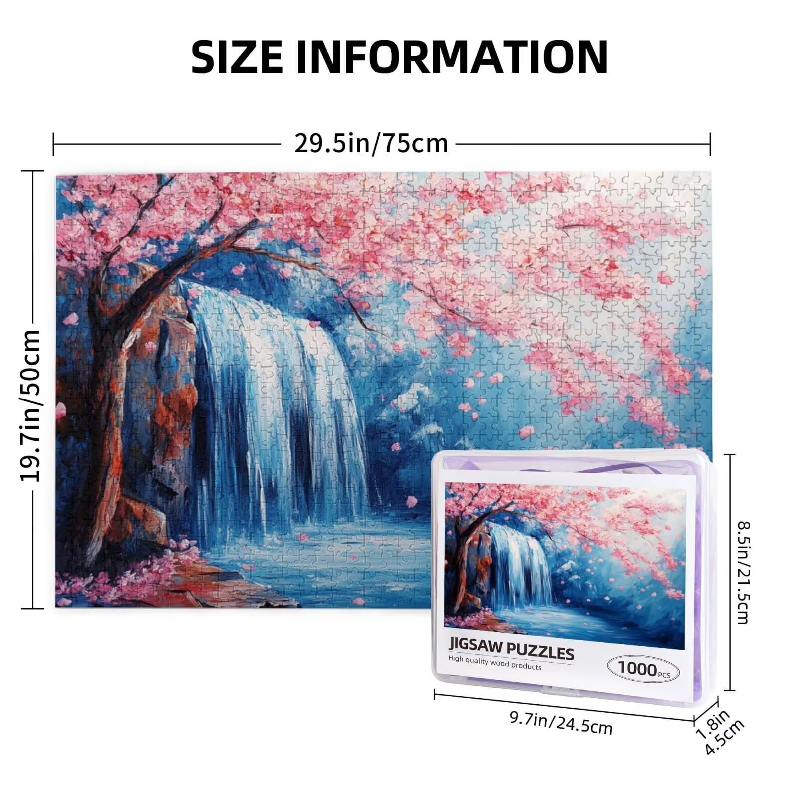 Puzzle Japonia, 6000 elementów, krajobraz, puzzle dla dorosłych, z pudełkiem na prezent, duże drewniane puzzle dla dorosłych, gra zręcznościowa dla całej rodziny, prezenty dla kobiet, 105 x 180 cm