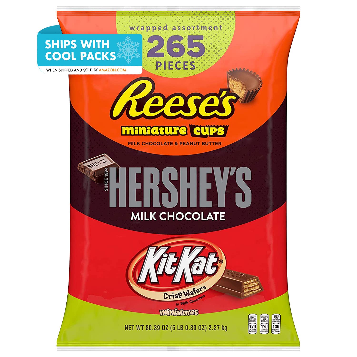 Buy REESE'S, HERSHEY'S and KIT KAT Miniatures Assorted Milk Chocolate