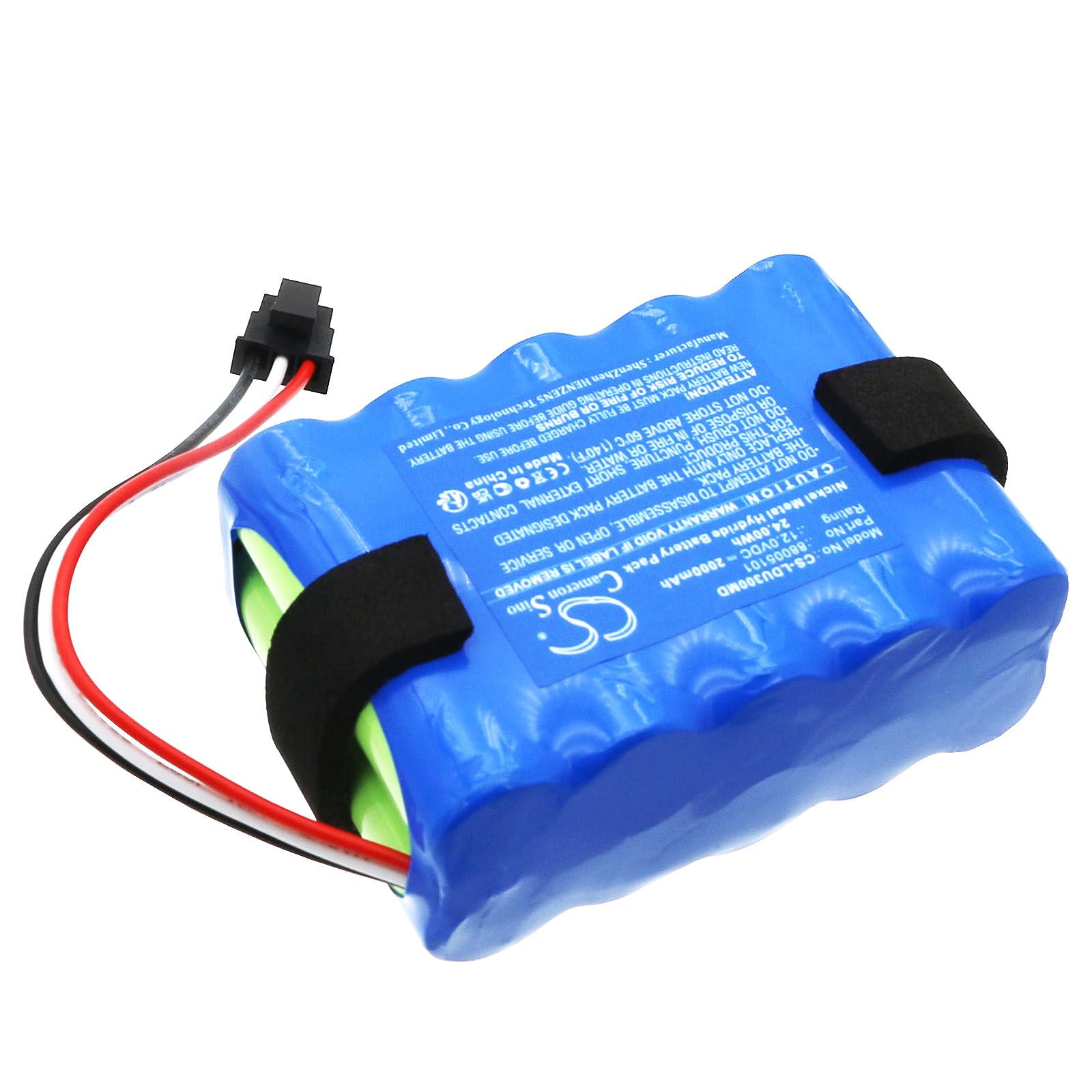 TECHTEK Batterie 2000mAh Compatible avec [Laerdal] LCSU 3, LCSU 4, LCSU3 Suction Unit, LCSU4 Suction Units remplace 110517-O, 88005001, 88005101, 88006001, 88006101, 88007005, 886113