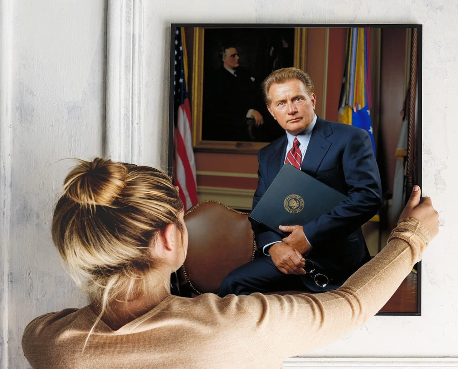 Jed Bartlett West Wing Martin Sheen New Photo Poster : A Huge 30" by 24" #SEP618