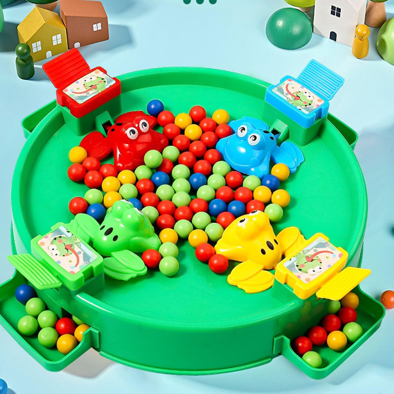 Jeu De Grenouilles Gloutonnes Labrimp – Mangeurs De Haricots – 4 Joueurs, Stratégie, Motricité – Cadeau Enfant