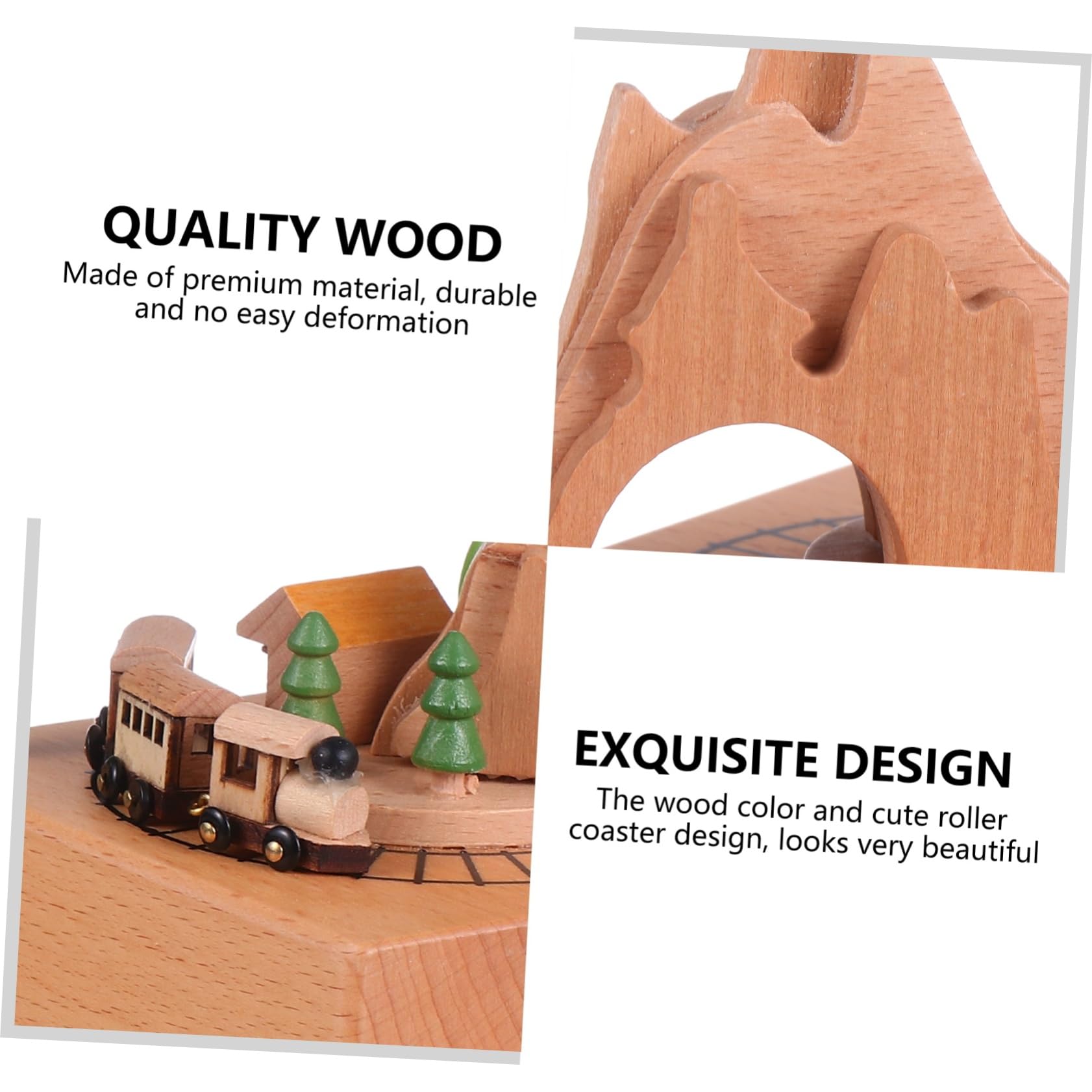 Cabilock Caja Musical De Madera Juguete Educativo Diseño Rusa Musical Decoración Escritorio