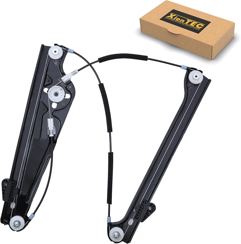 Regulador do vidro elétrico dianteiro esquerdo XIONTEC sem motor para BMW 745i, 745Li, 750i, 750Li, 760i e 760Li