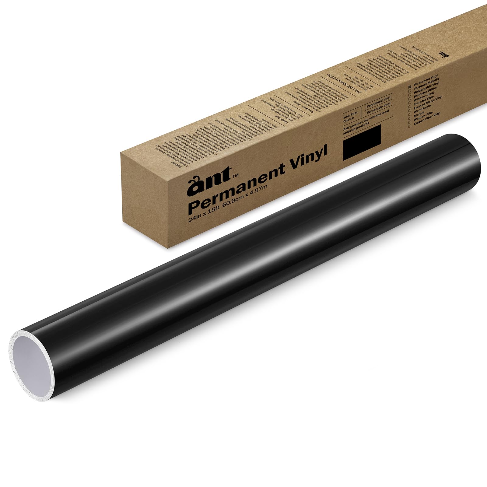 Rouleau PVP de 0,6 cm x 45,72 m noir pour résoudre vos problèmes de marquage