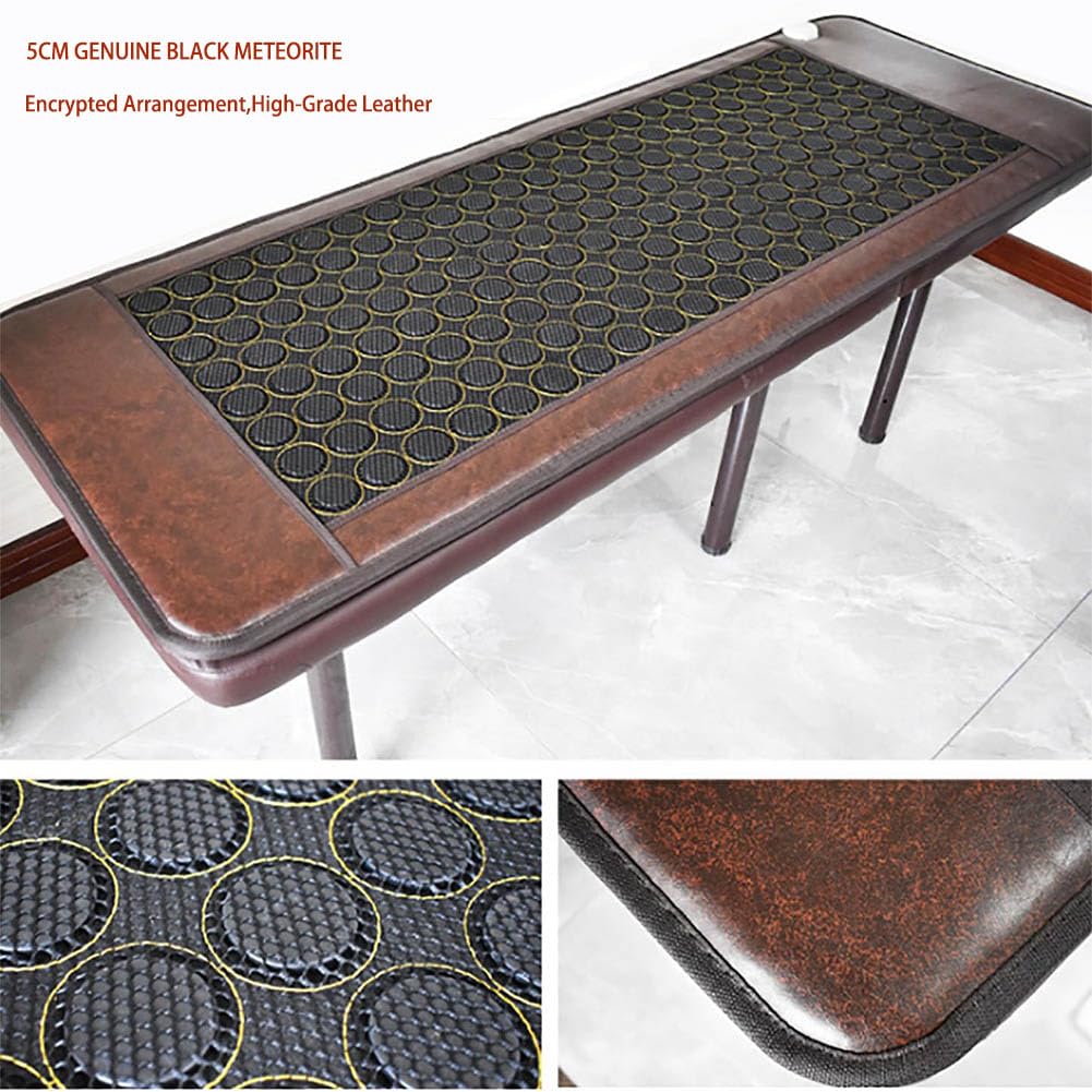 Podkładka grzewcza do dalekiej podczerwieni, naturalny jadeit, regulowana temperatura, automatyczne wyłączanie, większa powierzchnia cieplna, 80 x 190 cm, idealna do domu i biura