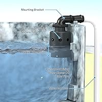 Vista 4 de Válvula de flotador de tanque de agua diseñada para control de nivel de agua, llenado automático, apagado automático, válvula de flotador de nivel