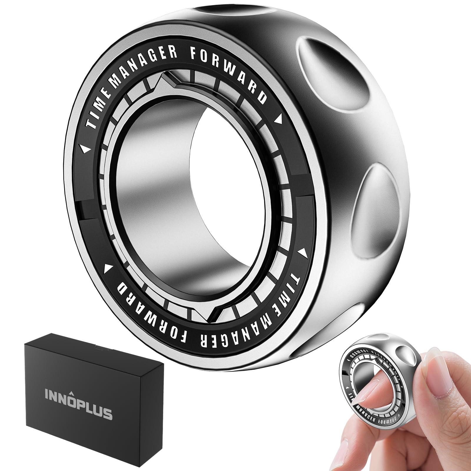 Fidget Spinner for Stress Relief,Premium Magnetic Fidget Ring Toy