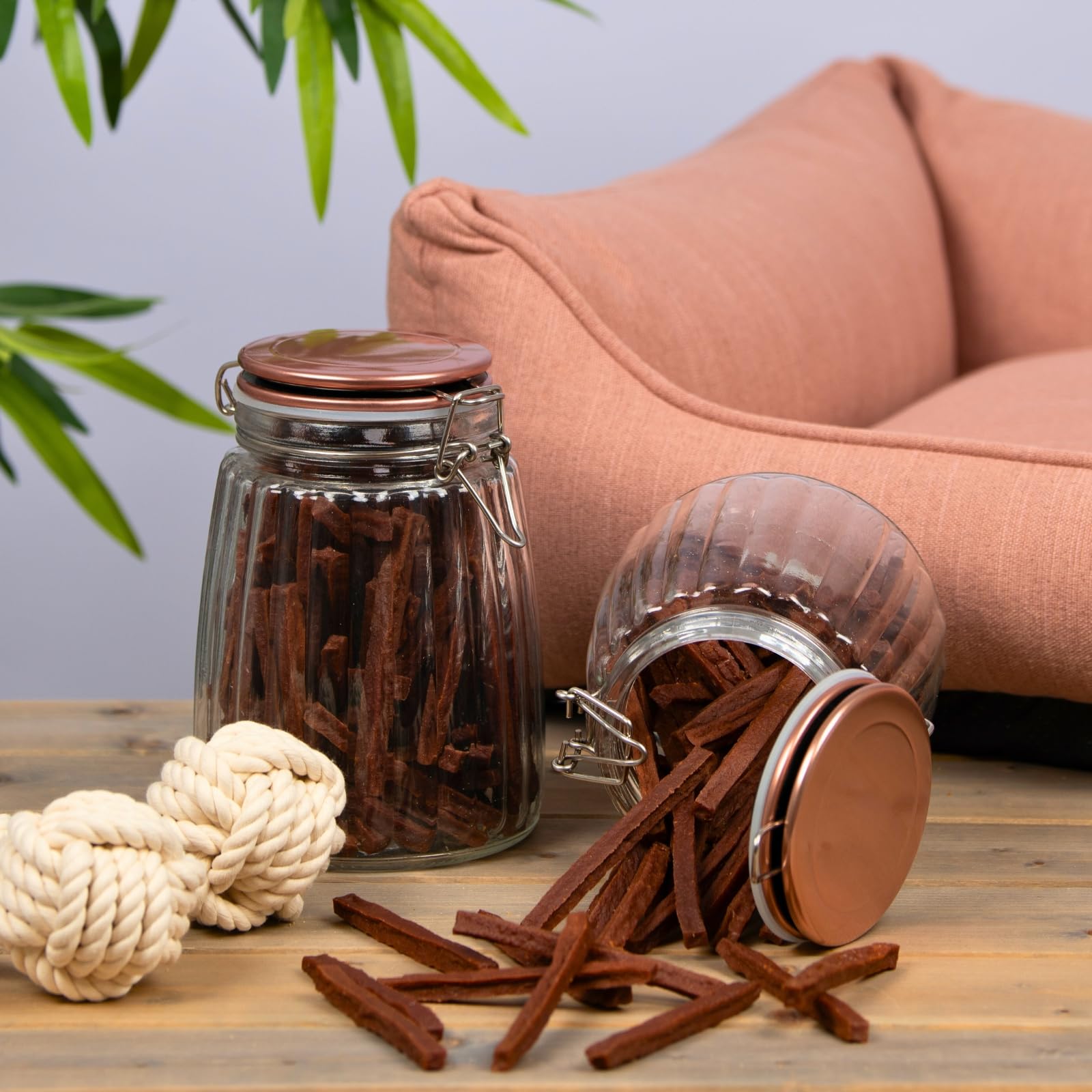 Lyra Pet® 5 kg bâtonnets de Viande de bœuf séchée + Seau de 30 L