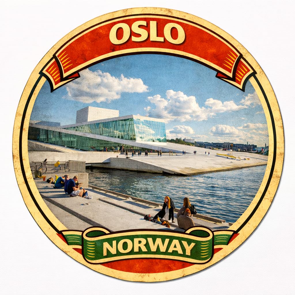 Oslo Norway Decorative Souvenir Fridge Magnet A0006