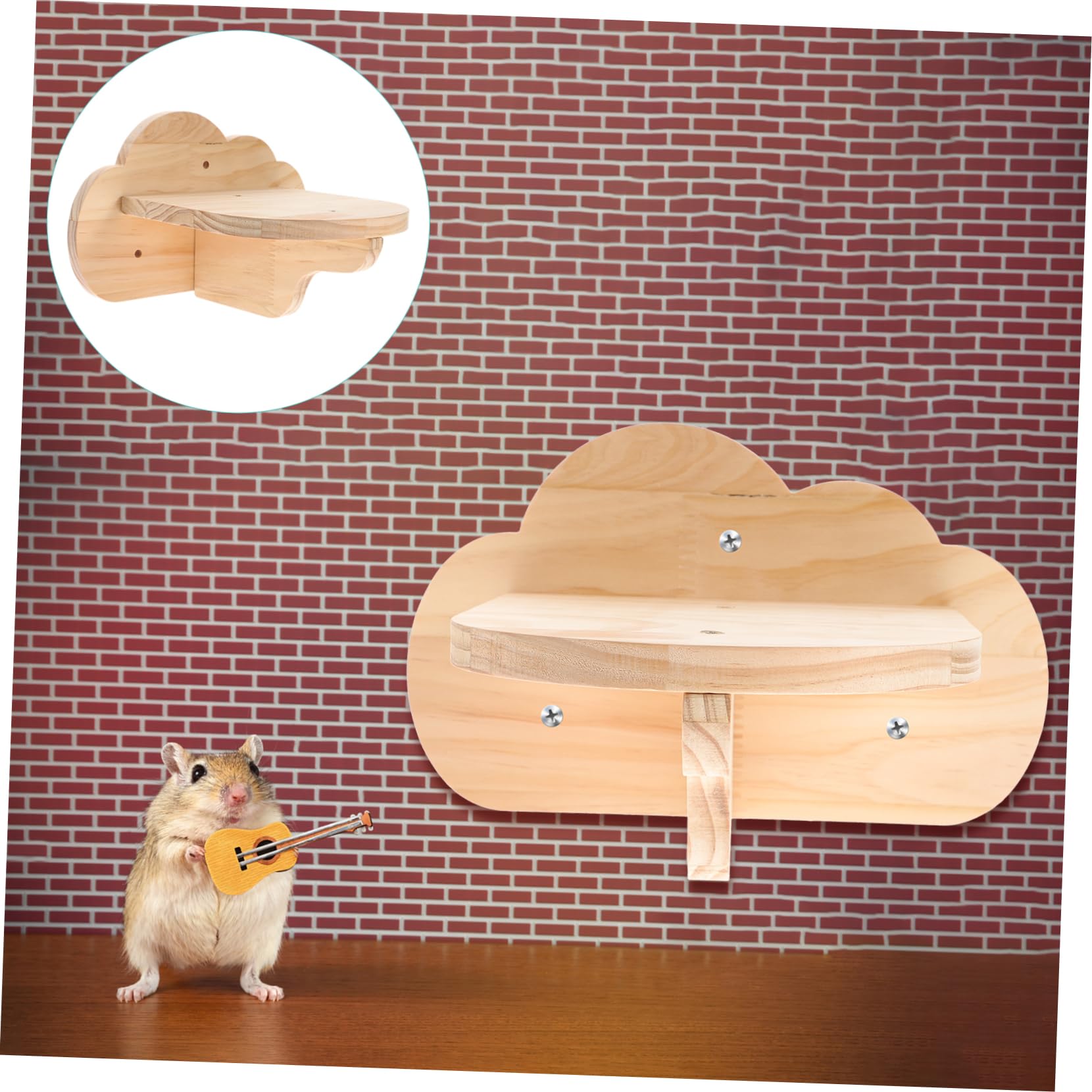 Cat Tree Piattaforma Multi-livello, Arrampicata Regolabile in Legno | Criceti e Altri Animali Domestici, Uso Indoor, Supporto per Salti, Accessori per Proprietari