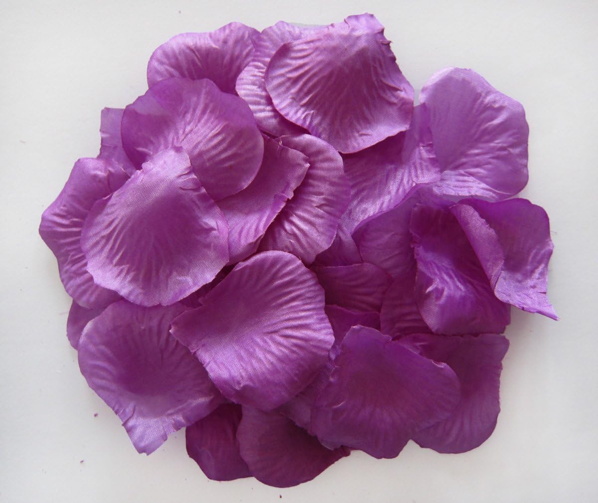 JUYO VONSAN 1000pc Silk Rose Petals Wedding Flowers Favors for You Special Wedding (Purple)