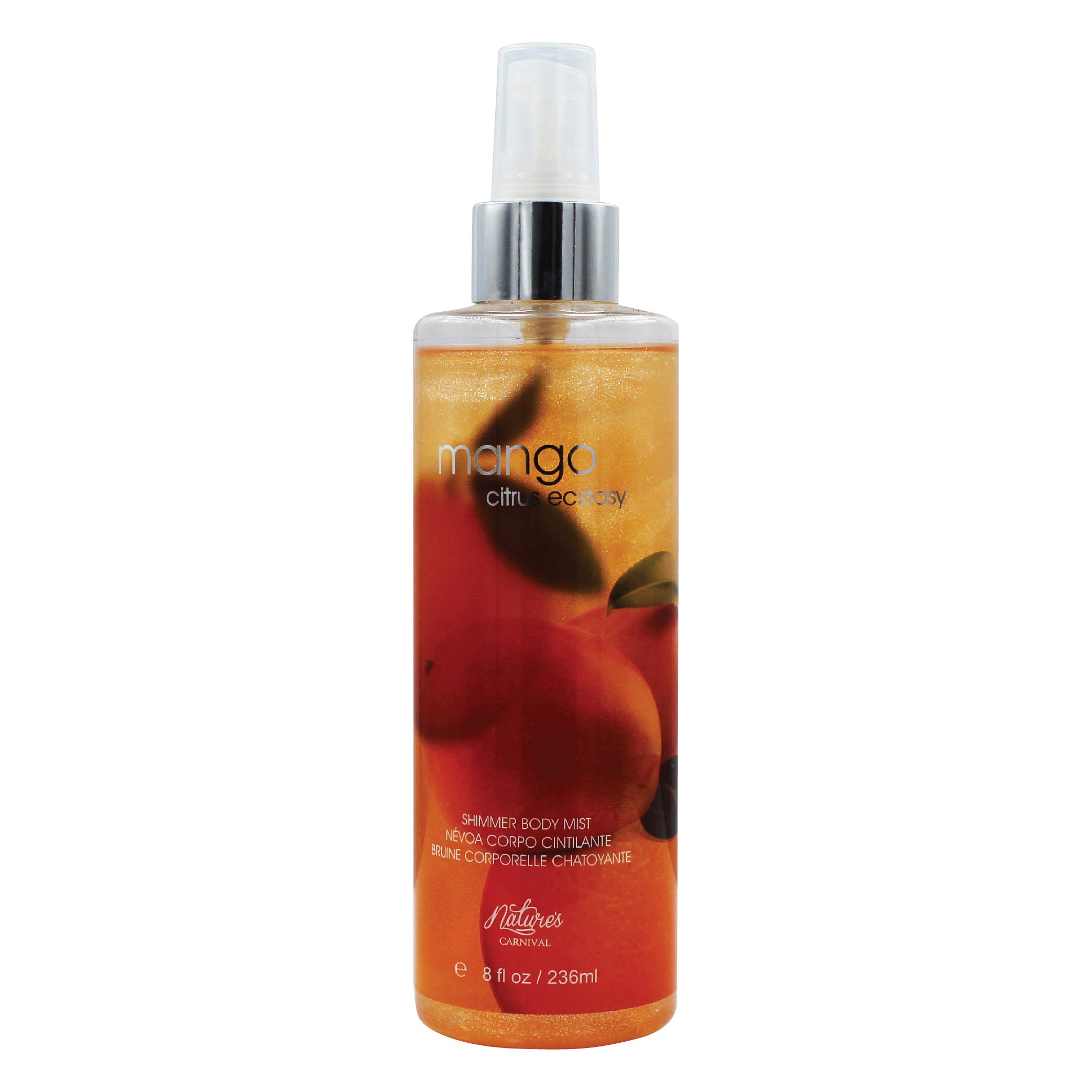 Nature's Carnival Mango Citrus Ecstasy Shimmer Body Mist, 236 ml