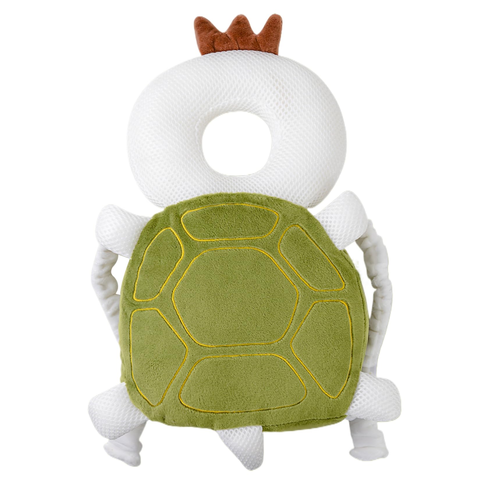 Baby Head Protector Baby Head Protector Mochila linda mochila de protección rellena transpirable con correa para el pecho Protector de cabezal de absorción de choque ajustable para caminar por bebé,