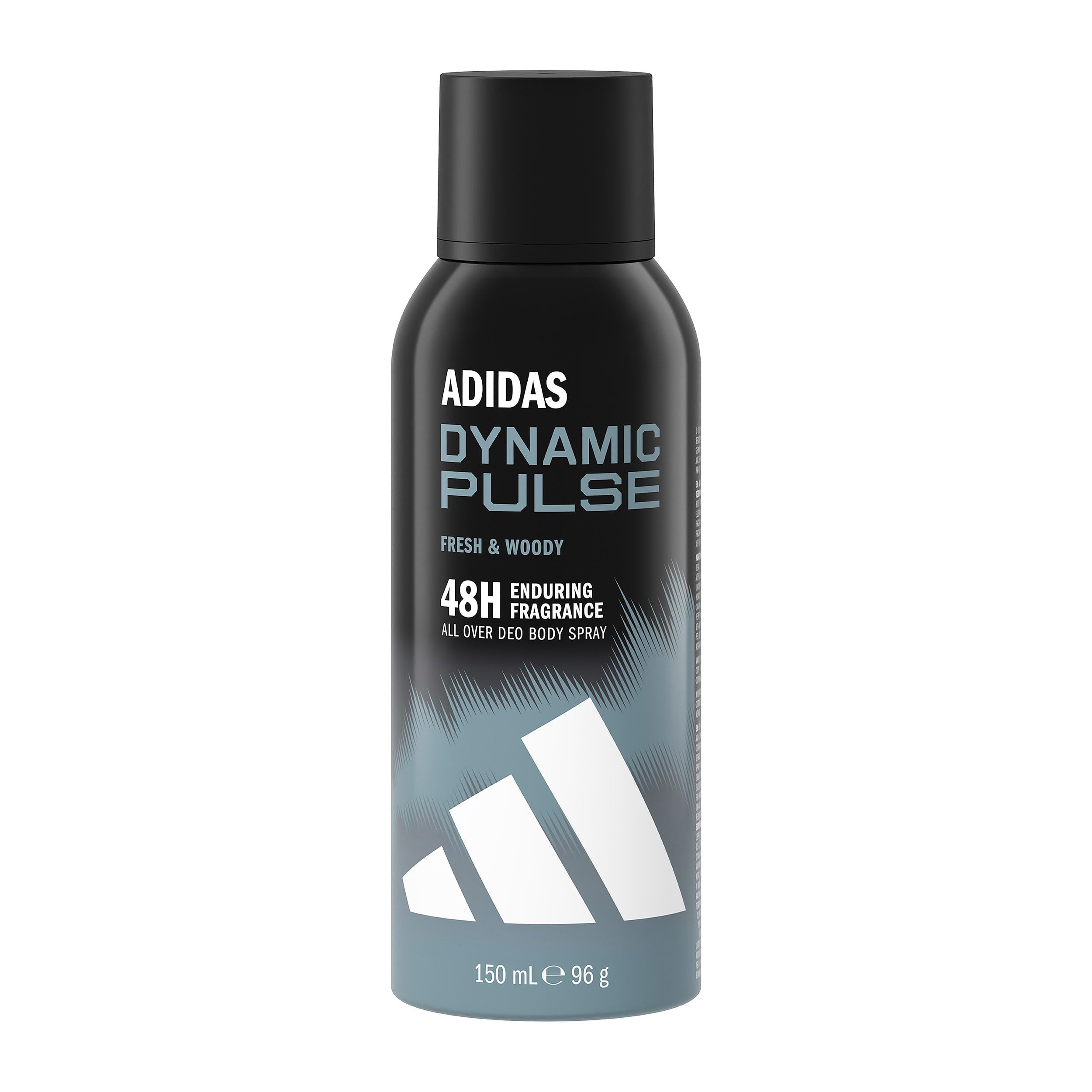adidas Dynamic Pulse Deo Body Spray für ihn, 48 Stunden extra-langanhaltender Duft, frisch-holzig, 150 ml
