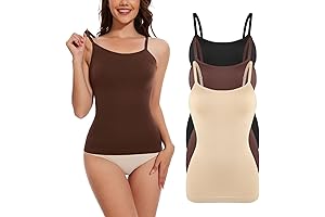 Women's 3 Pack Camisole Tummy Control Shapewear