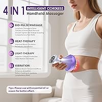 Vista 2 de Masajeador de drenaje linfático, herramienta de masaje anticelulitis para estrías de muslos y vientres y reducción de celulitis, herramientas