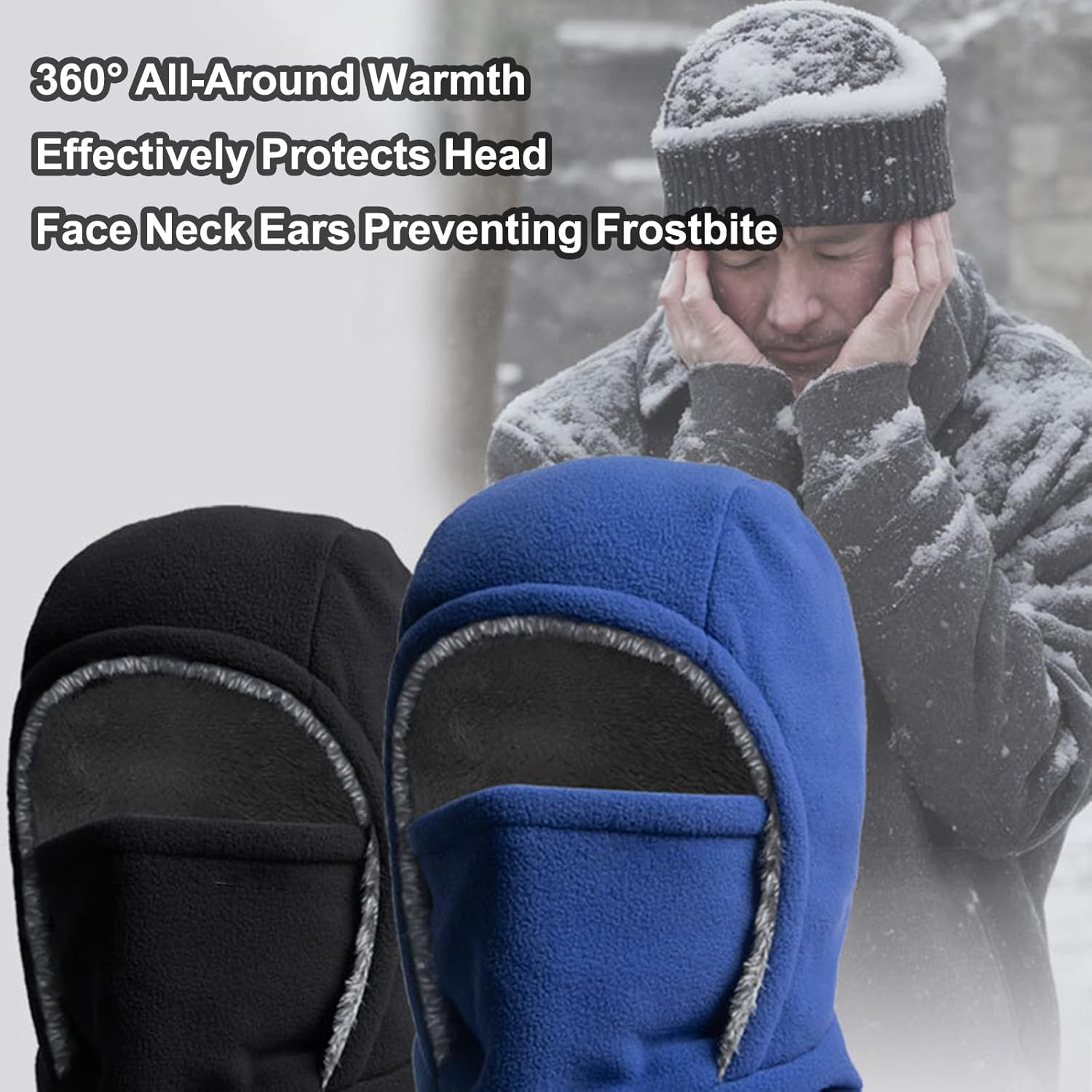 Winter Warmth 2-in-1 Hat Face Mask,Unisex Windproof Warm for Outdoor Activities Brave The Cold in Comfort