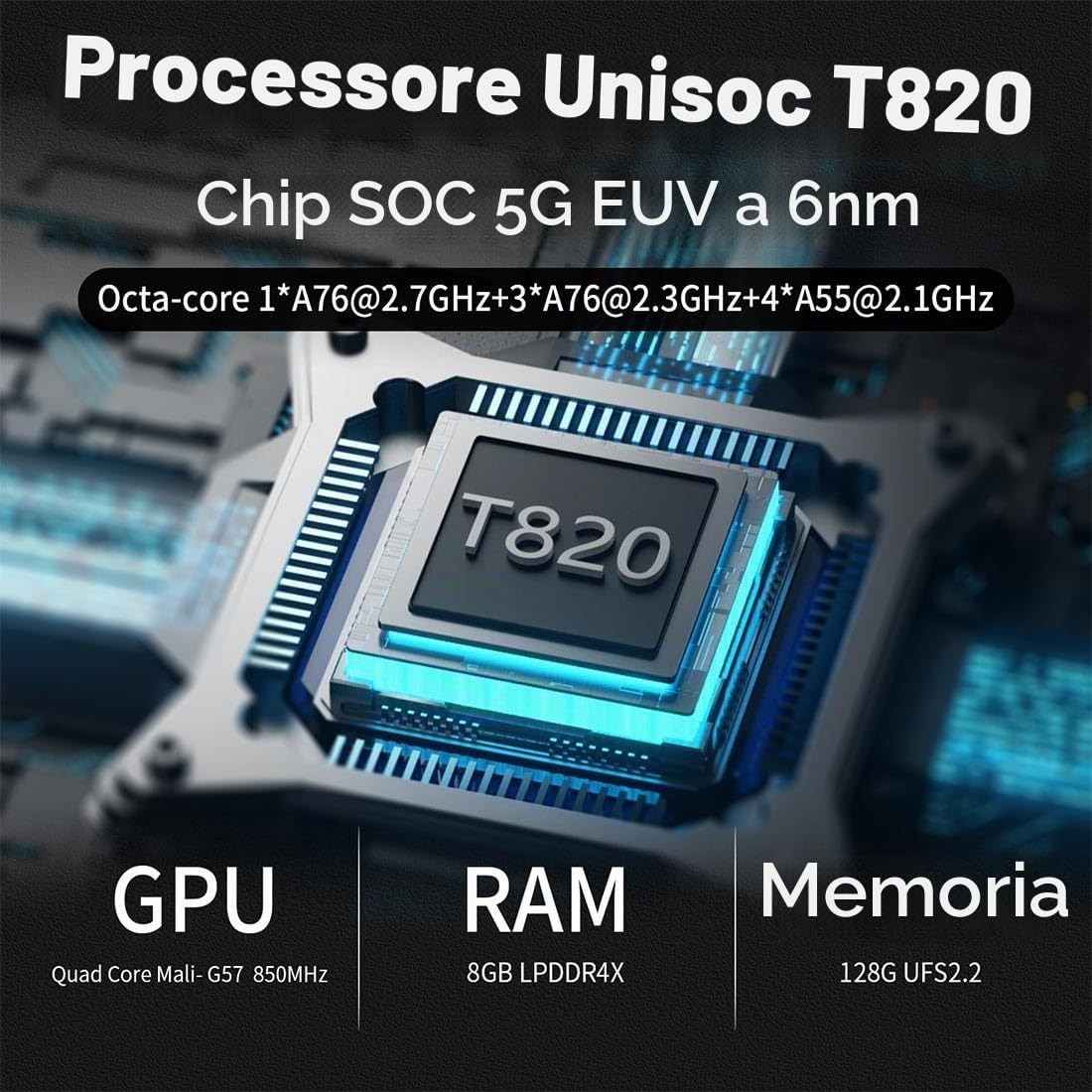 ANBERNIC RG556 Console da Gioco Portatile Retrò con 4000+Classic Games, 5.48 IPS AMOLED Screen Console di gioco Android Regalo per Bambini Adulti ((4+128G)+128G)